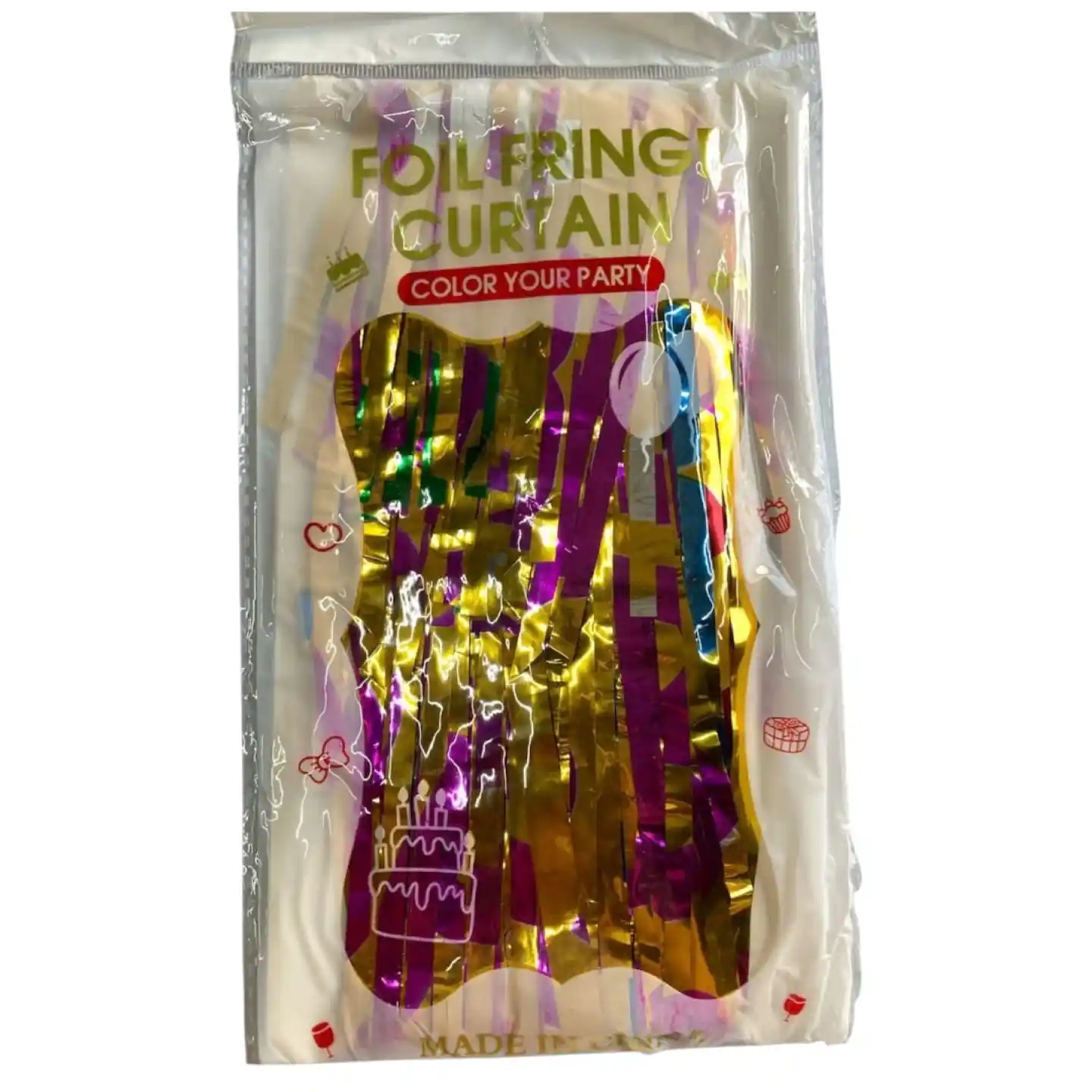 Cortinas Happy Birthday de Colores