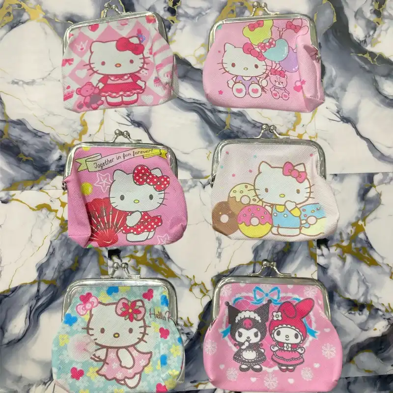 Monedero Hello Kitty y Kuromi
