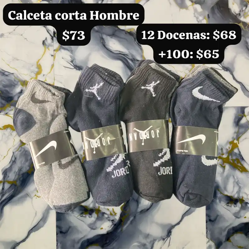Pack Calcetines Cortos De Hombre - 12 pares