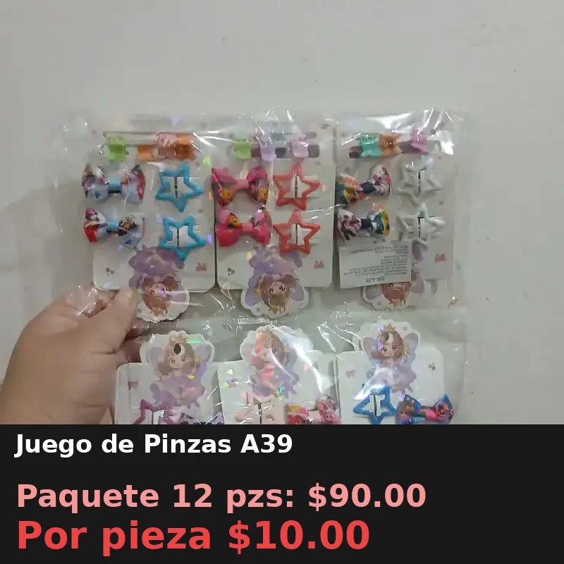 Juego de Pinzas A39