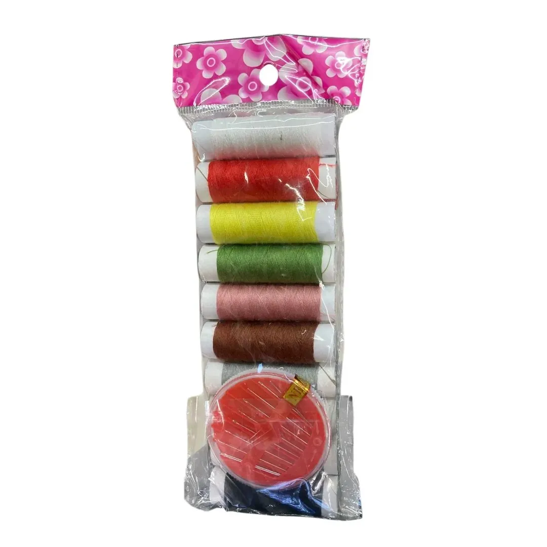 Hilos De Colores Y Agujas