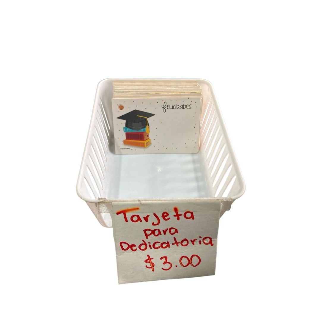 Tarjeta para Dedicatoria
