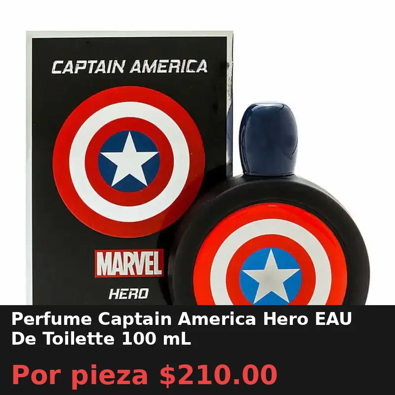 Perfume Captain America Hero EAU De Toilette 100 mL