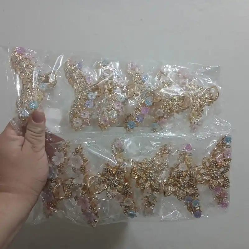 Pinza Metalica Flor 7588