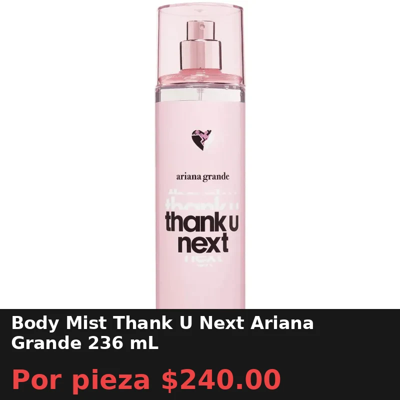 Body Mist Thank U Next Ariana Grande 236 mL