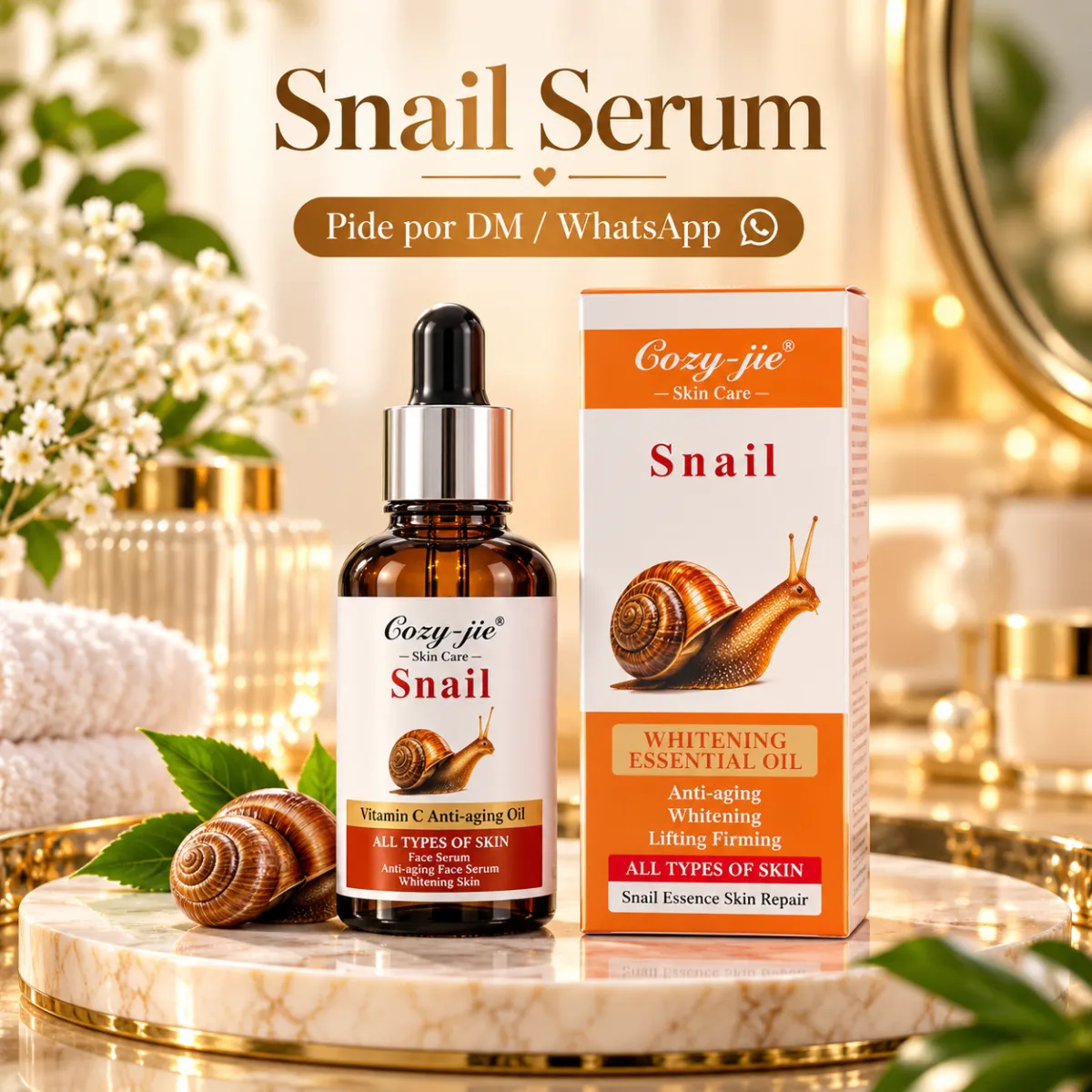 Suero Facial De Baba De Caracol