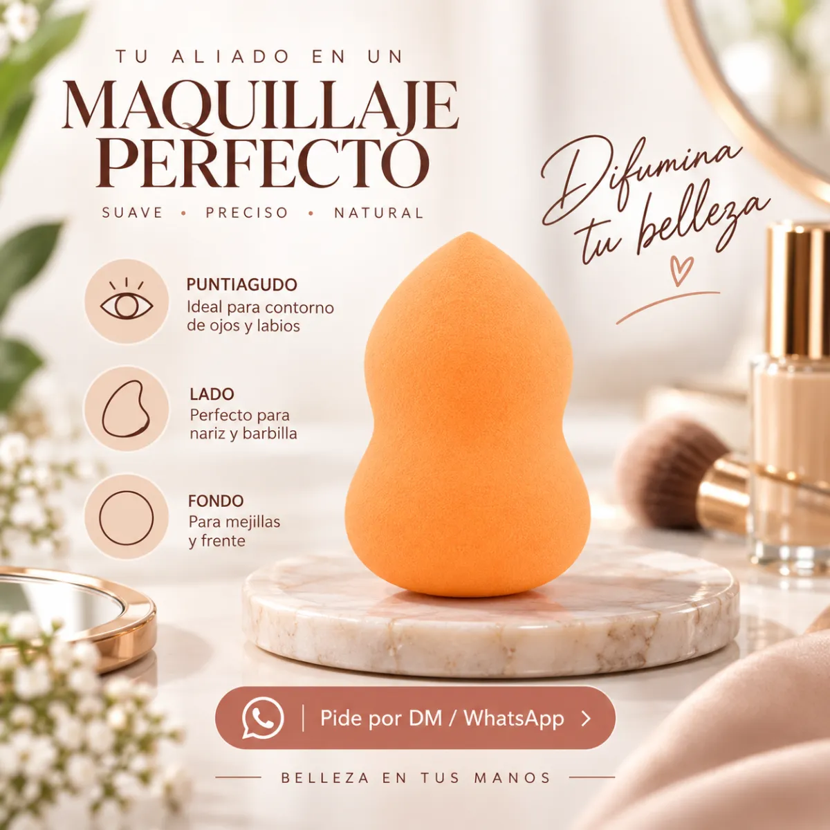 Esponja Maquillaje