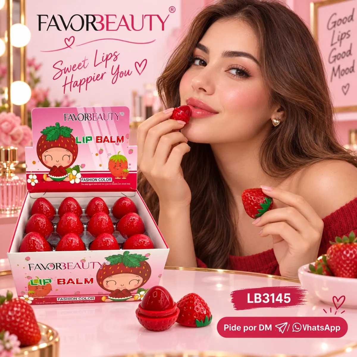 Lip Balm Fresa LB3145