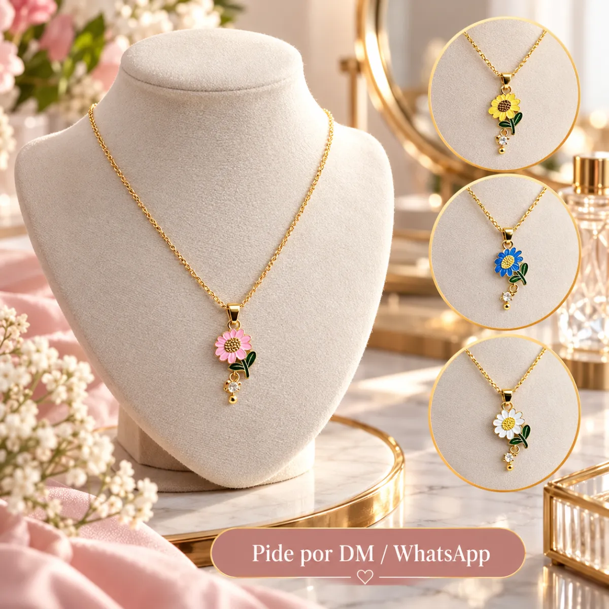 Collar Dije Girasol 22