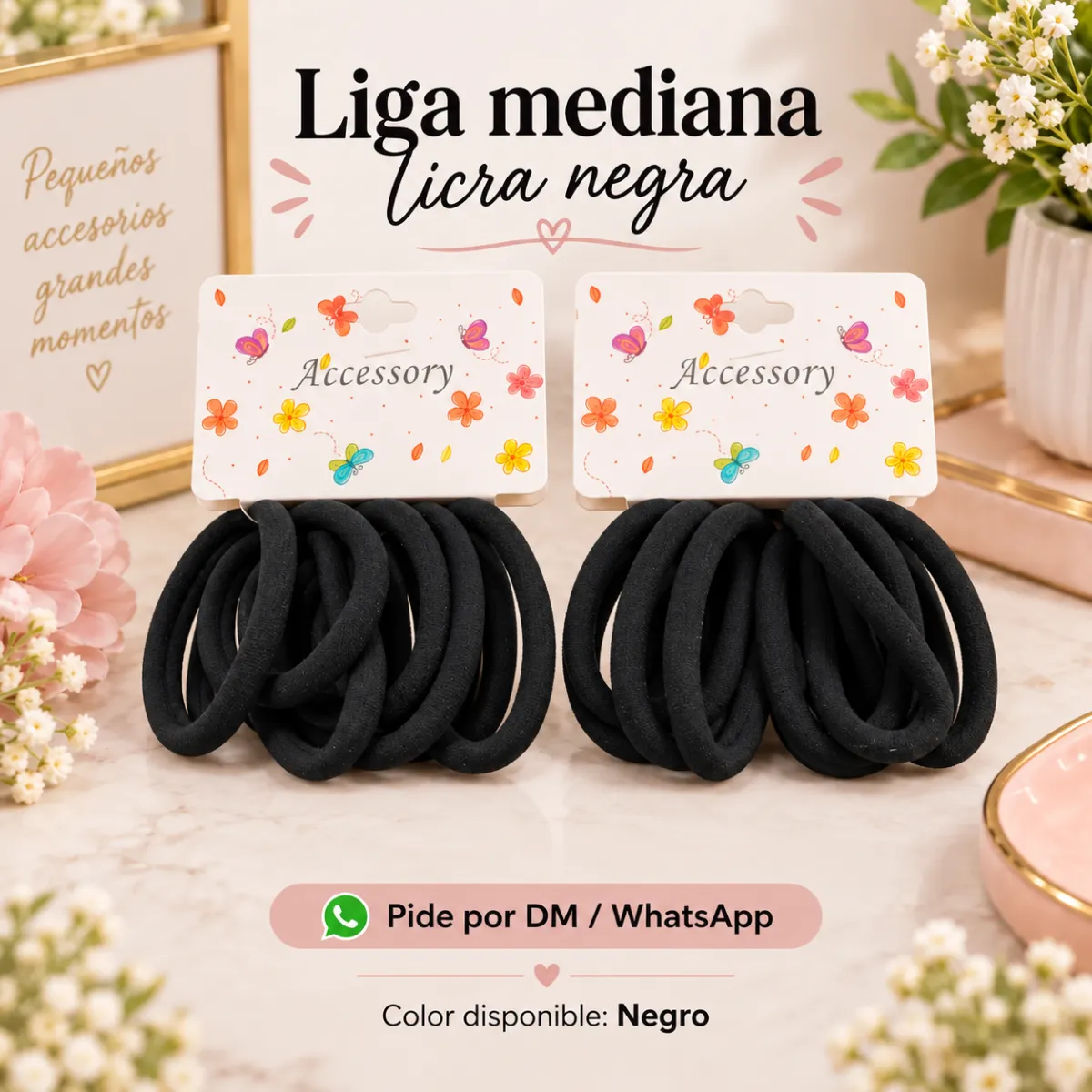 Liga Mediana Licra Negra