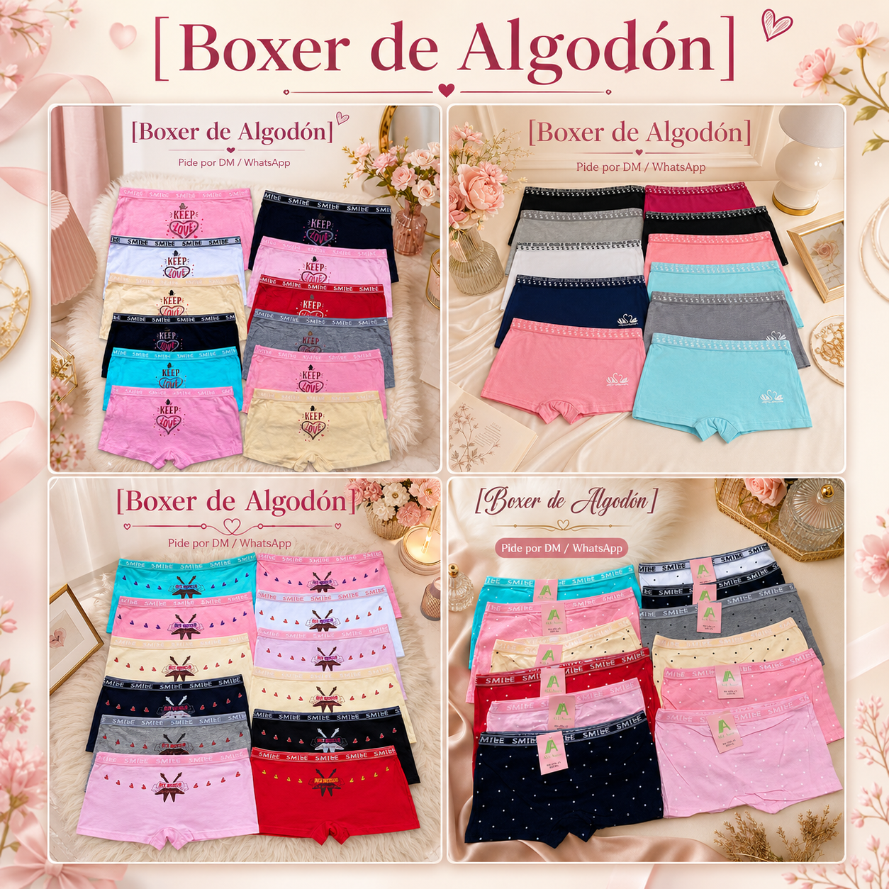 Boxer Dama Algodón