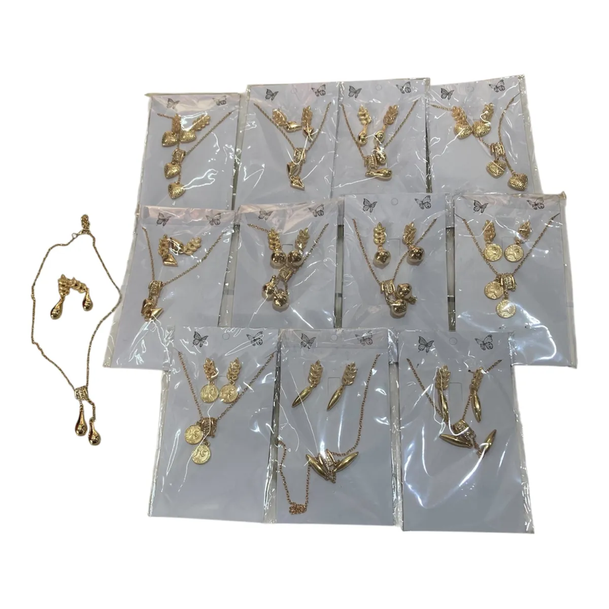 Collar y Aretes 7903