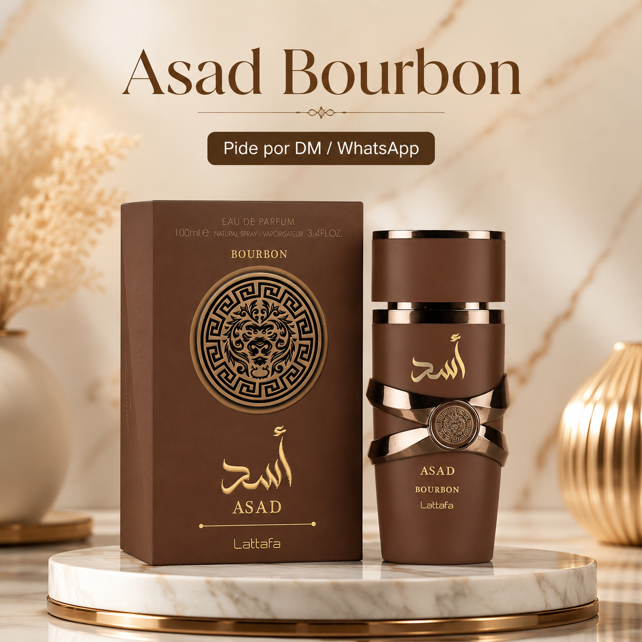 ASAD Lattafa BOURBON EAU De Parfum 100 mL