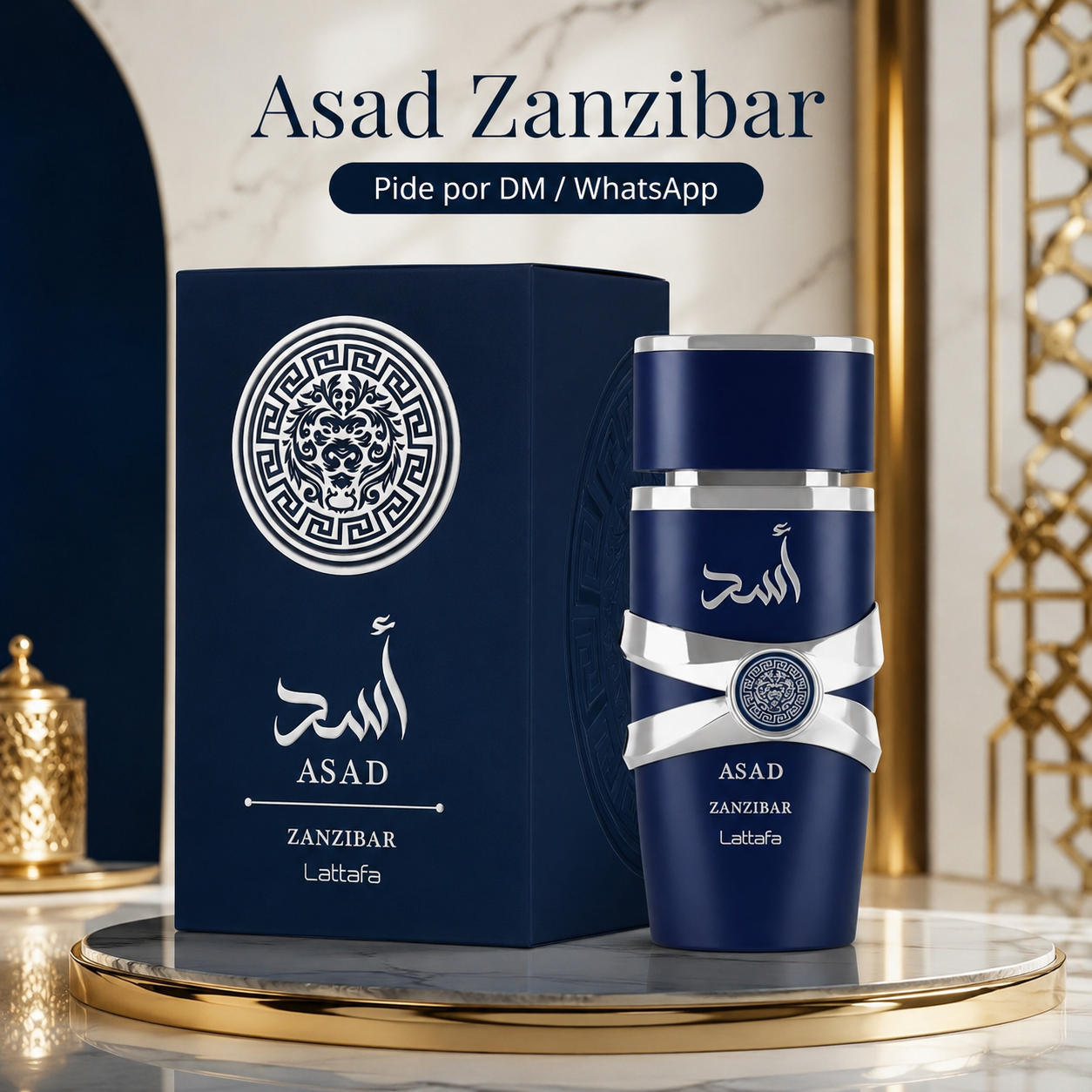 ASAD Lattafa ZANZIBAR EAU De Parfum 100 mL